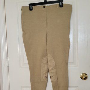 TuffRider® Starter Pull-On Breeches Size 36- Light Tan